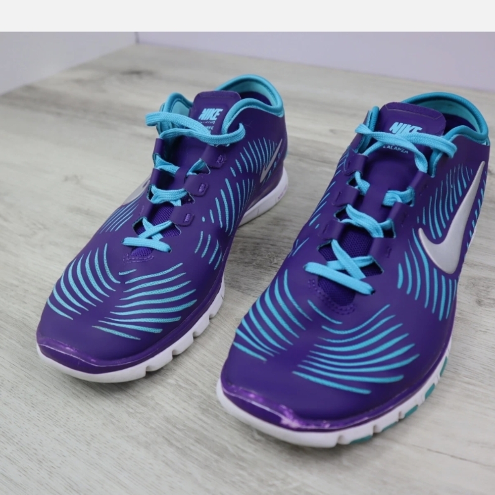 Nike Purple and Blue Athletic Shoes